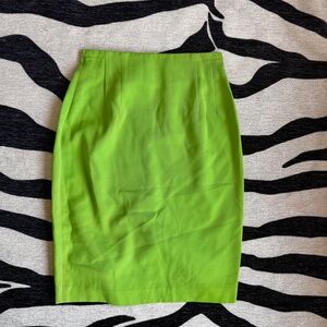 S Vintage Pencil Skirt With Back Slit